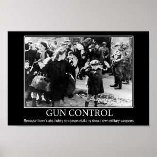 Poster de controle de armas
