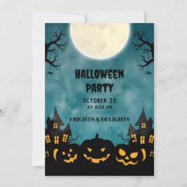 Poster de Convite para Festa de Halloween Spooky