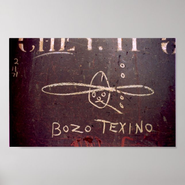 Poster de cor Bozo Texino (Frente)