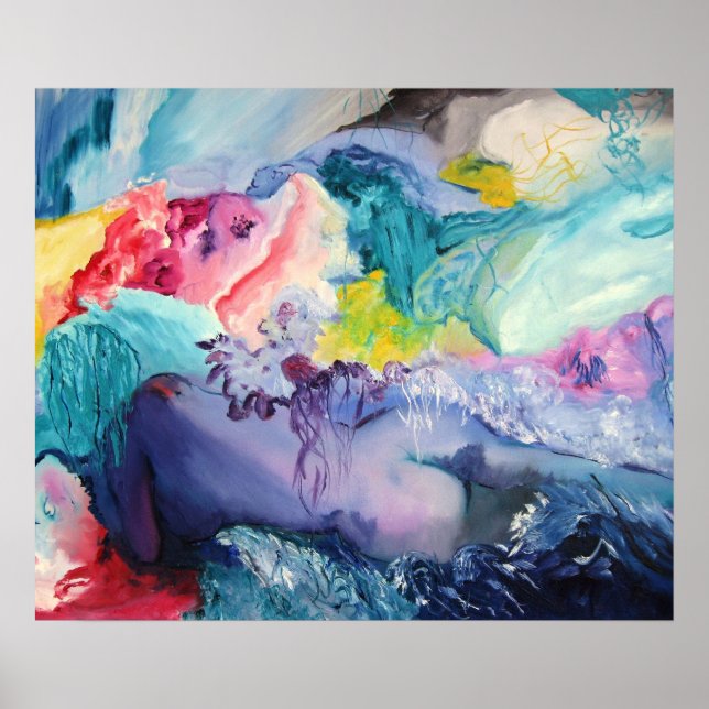 Poster de cor do surrealismo (Frente)