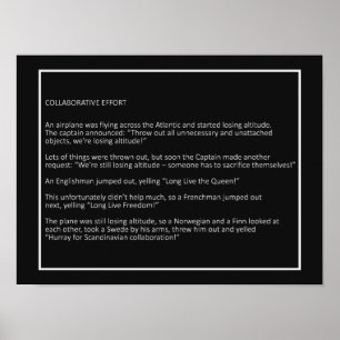 Poster de cor personalizada do Piadas incrível nº