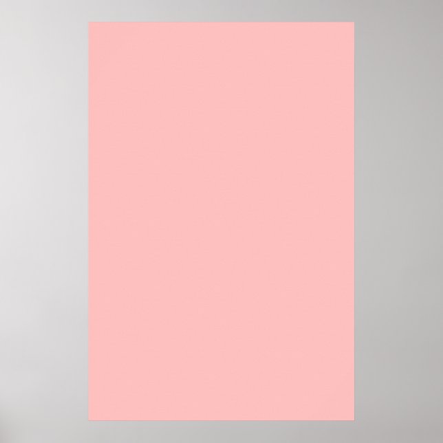 Poster de cor rosa pálido (Frente)