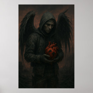 Poster de Coração Preto DarkStarBurn