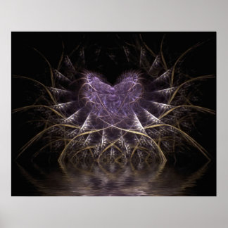 Poster de Coração Roxo