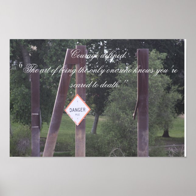 Poster de Coragem Definida (Frente)