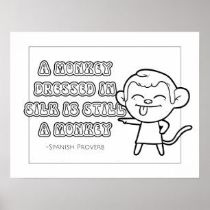 Poster de Corante do Provérbio Espanhol