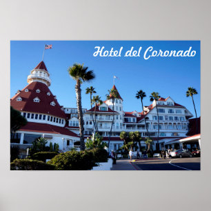 Poster de Coronado do del do hotel