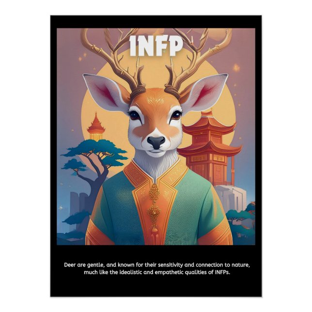 Pôster Dê corpo ao seu veado interno: Poster INFP (Frente)