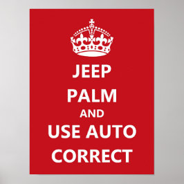 Poster de correção automática