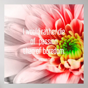 Poster de Cotação da Flor Rosa