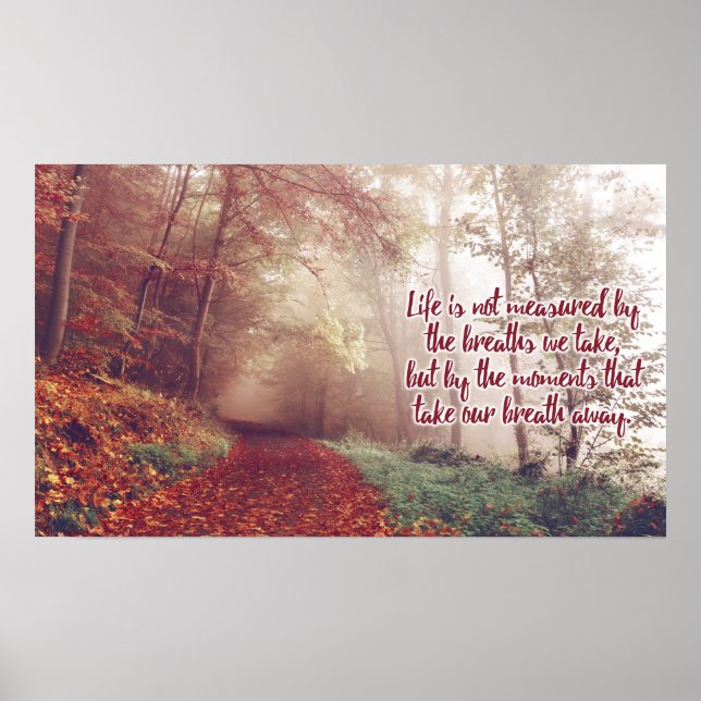 Poster de Cotação de Vida (Frente)