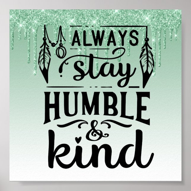 Poster de Cotação Inspiracional Glitter de Drill V (Frente)