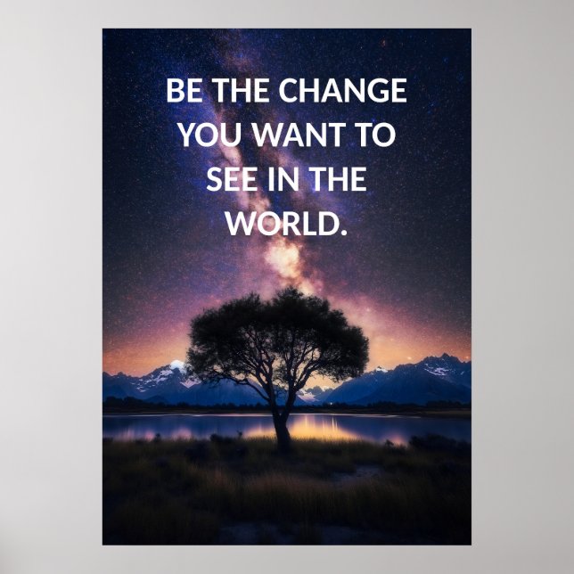 Poster de Cotação Motivacional (Frente)
