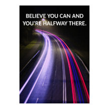 Poster de Cotação Motivacional de Conjunto de Mind