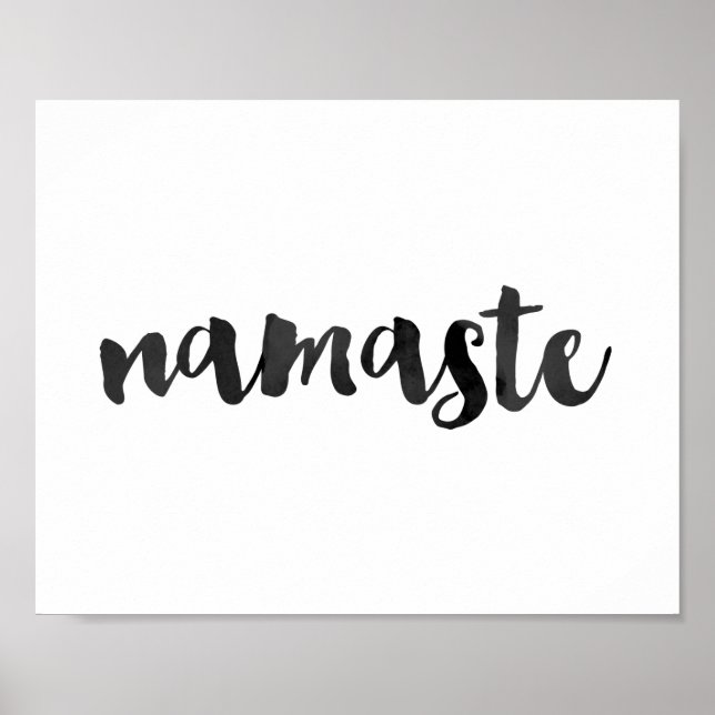 poster de Cotação 'namaste' (Frente)