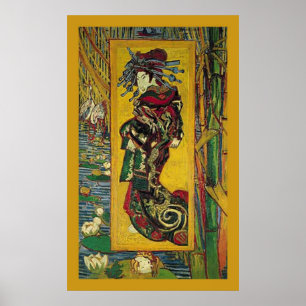 Poster De Courtisane por Vincent van Gogh