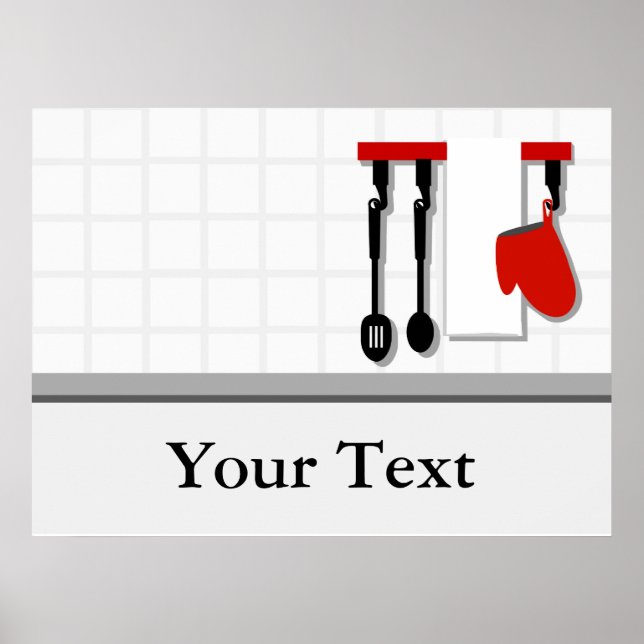 Poster de cozinha de cozinha (Frente)