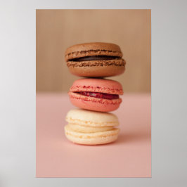 Poster de cozinha de Macaroons