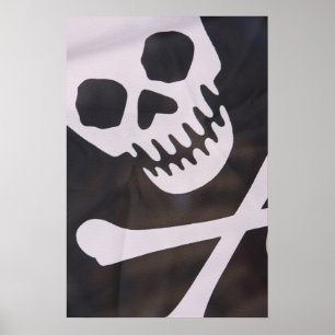 Poster de crânio e Crossbones