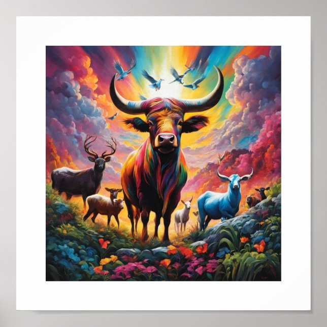 Poster de Criação Animal (Frente)