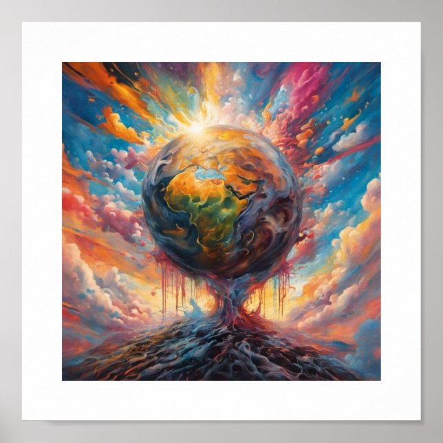 Poster de Criação da Terra (Frente)