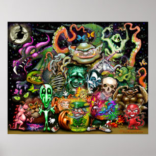 Poster de Criaturas Mágicas