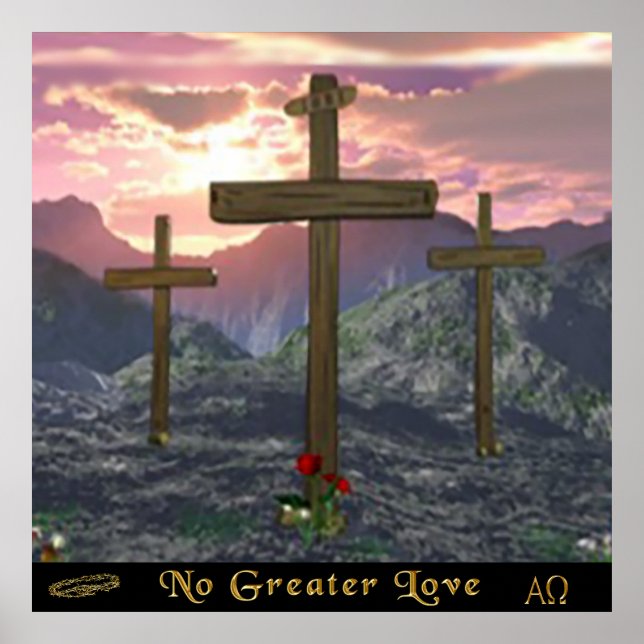 Poster de cruz de calvário (Frente)