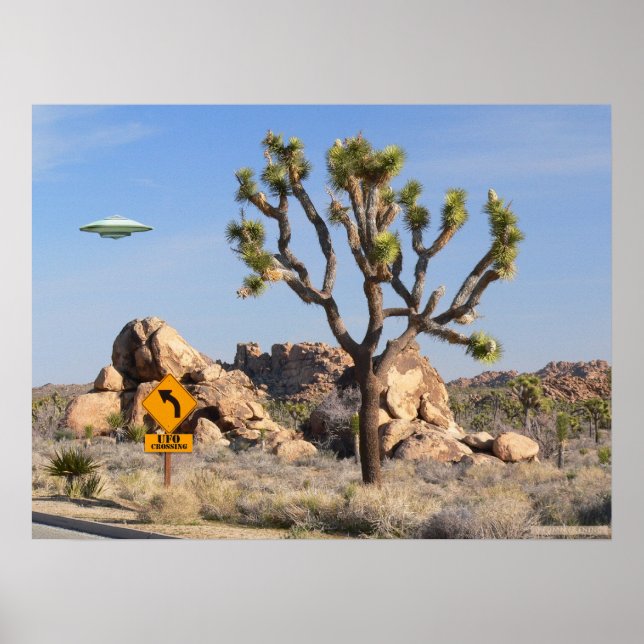 Poster de cruzamento de OVNI (Frente)