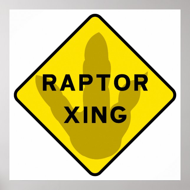 Poster de cruzamento do raptor (Frente)