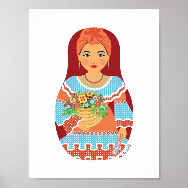Poster de Cuban Sienna Matryoshka (Frente)