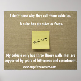 Poster de cubículo