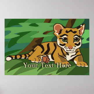 Poster de Cubo Tigre