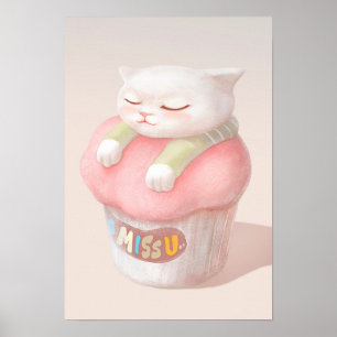 Poster de Cupcake de Kitten