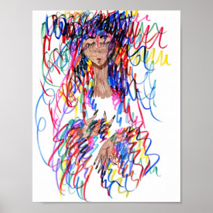Poster de Curvas de Cor