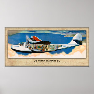 Poster de Cutaway M-130 "China Clipper"