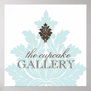 Poster de Damask Personalizado