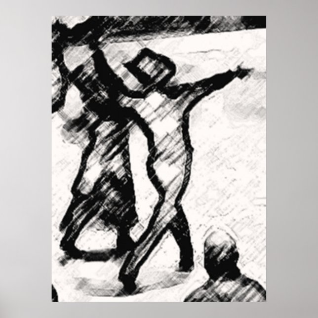 Poster de DANÇA **ATÉ 32" (Frente)