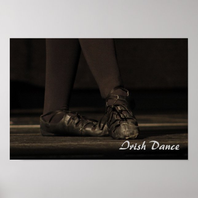 Poster de dança irlandês (Frente)