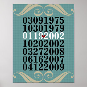 Poster de Datas Especiais Original