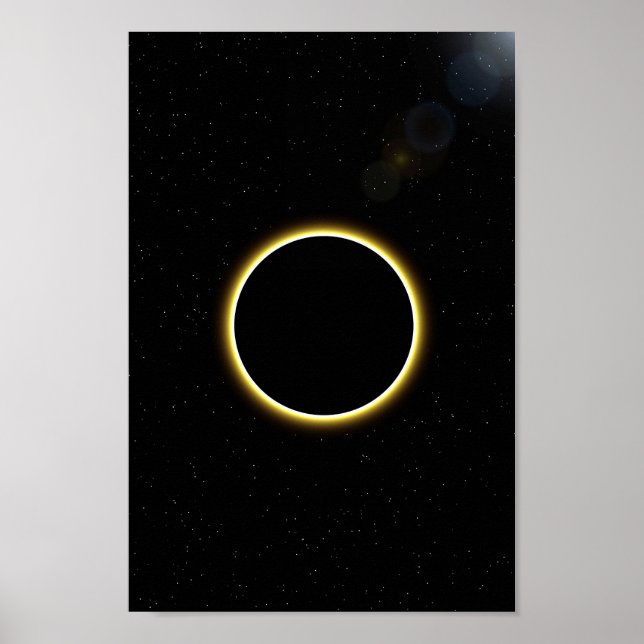 Poster de Decoração de Parede Solar Eclipse (Frente)
