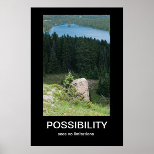 Poster de Demotivação de Possibilidade