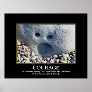 Poster de Demotivational do ~ da coragem