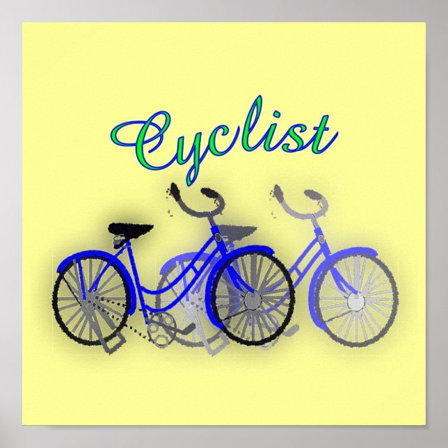 poster de desenho de aquarela de 1950 (Frente)