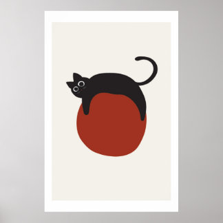 Poster de Desenho de Gato