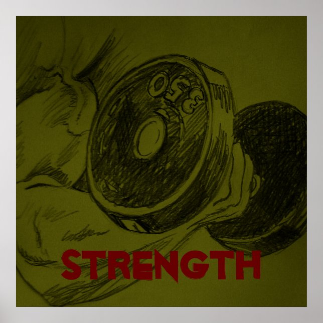 Poster de desenho do lápis de Malhação de construç (Frente)