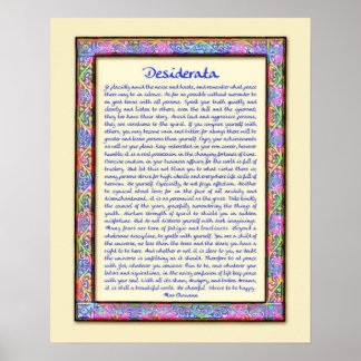 Poster de Desiderata