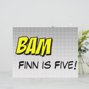 Poster de Design da revista "Bam" do livro de quad