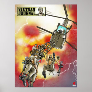 poster de design V4 para o Diário Vietname