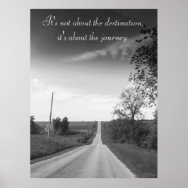 Poster de Destino, Cotação Inspiracional de Viagem