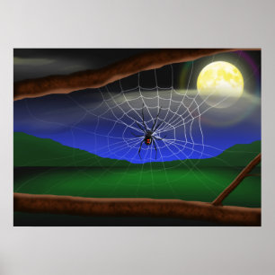 Poster de Dia das Bruxas de Aranha de Viúva Negra